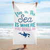 Free in the Sea Towel - Splashing Apparel