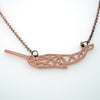 Geometric Narwhal Whale Necklace