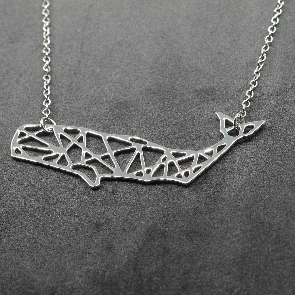 Geometric Sperm Whale Necklace
