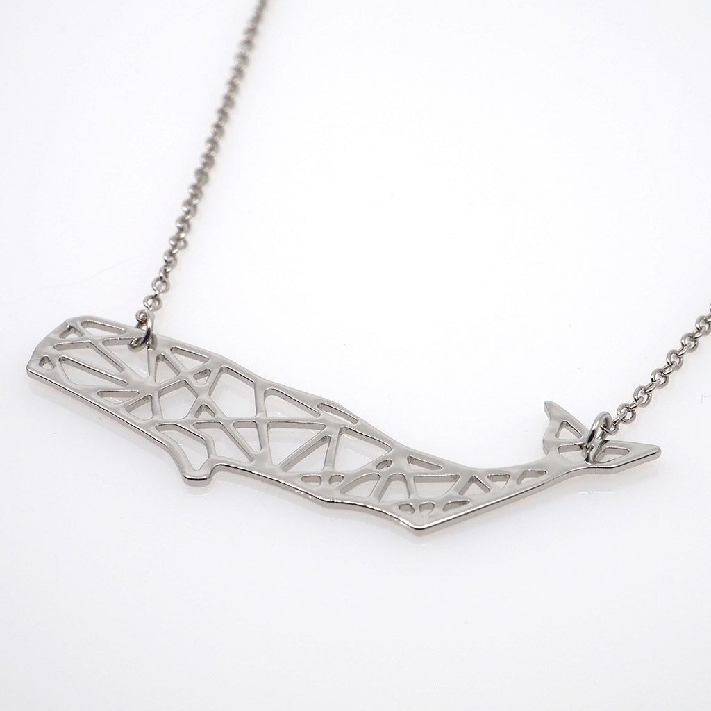 Geometric Sperm Whale Necklace