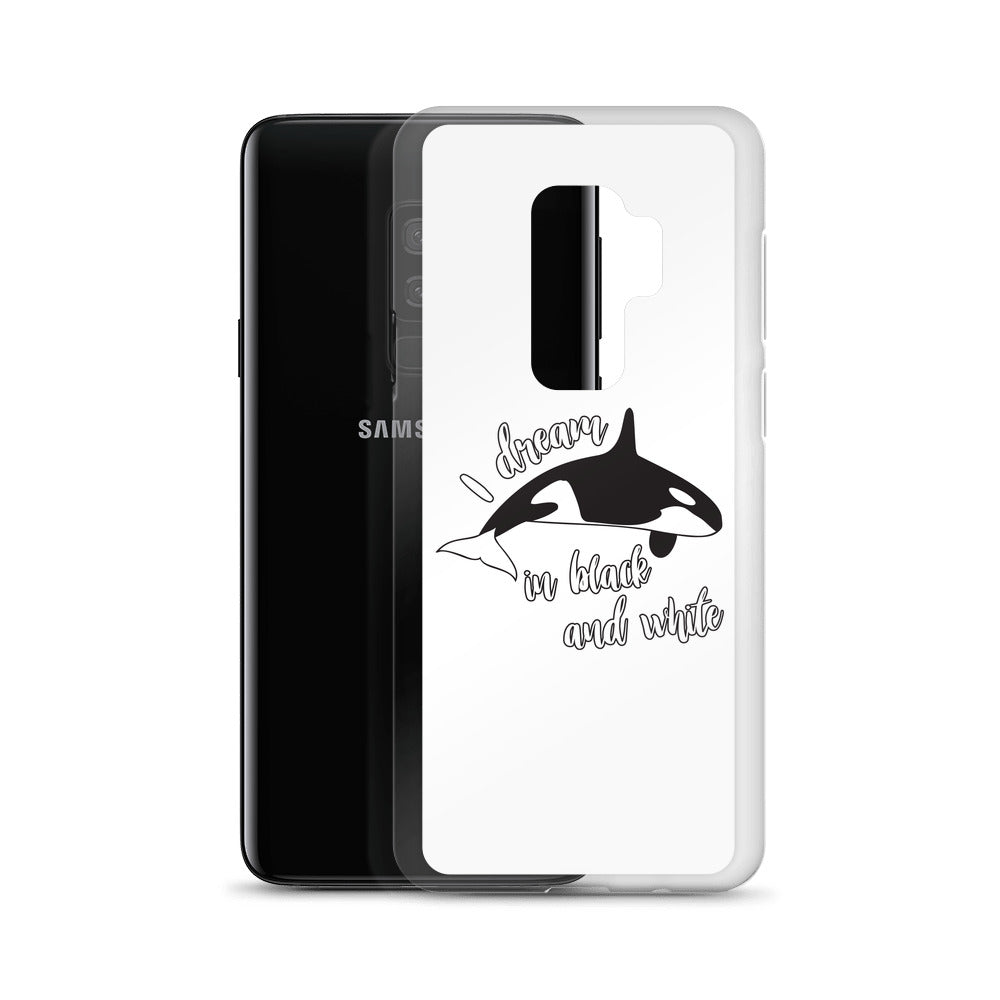 Dream in black and White Samsung Case - Splashing Apparel
