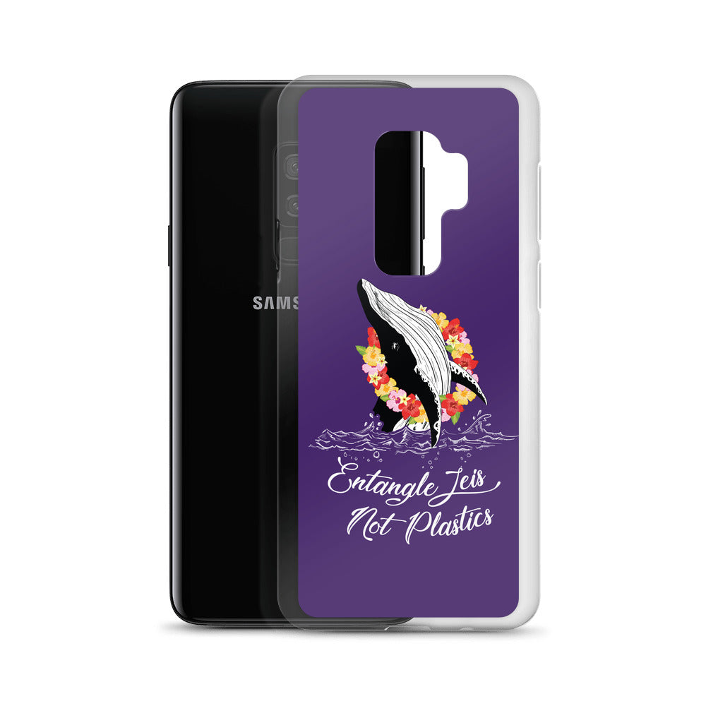 Entangle Leis Samsung Case Purple - Splashing Apparel