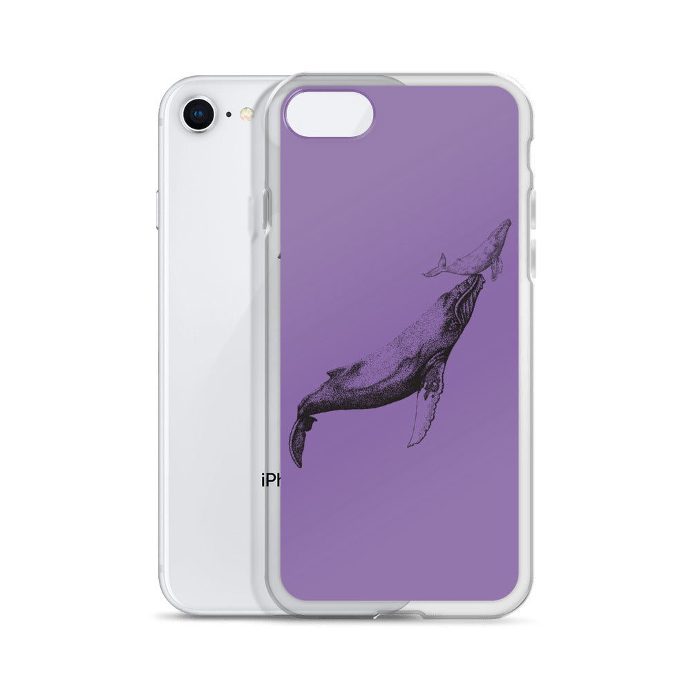 First Breath iPhone Case Purple - Splashing Apparel