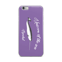 Unicorn of the Sea iPhone Case Purple - Splashing Apparel