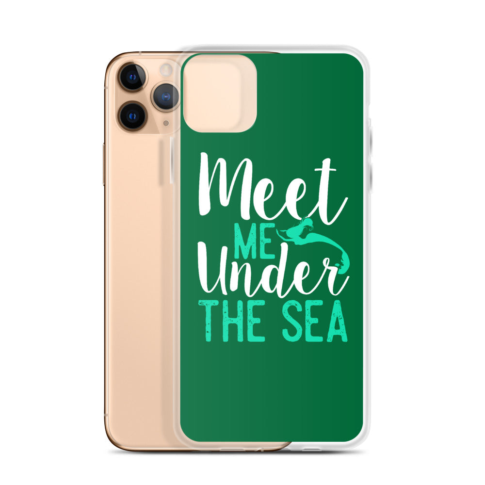 Meet Me Under the Sea iPhone Case Green - Splashing Apparel