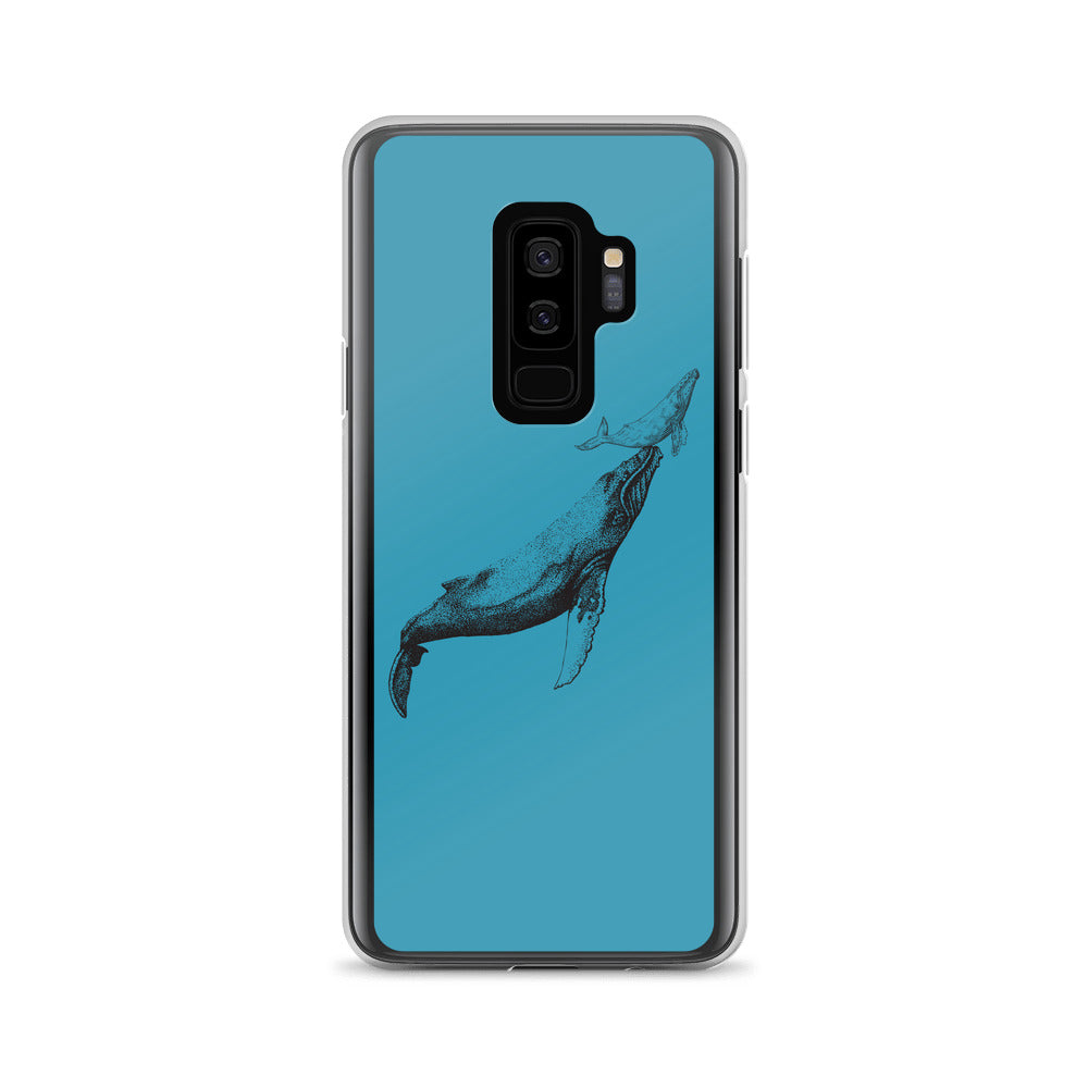 First Breath Samsung Case Blue - Splashing Apparel
