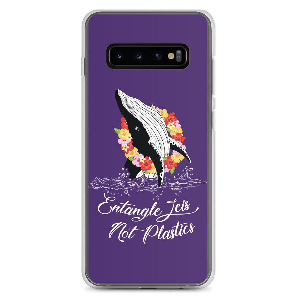 Entangle Leis Samsung Case Purple - Splashing Apparel