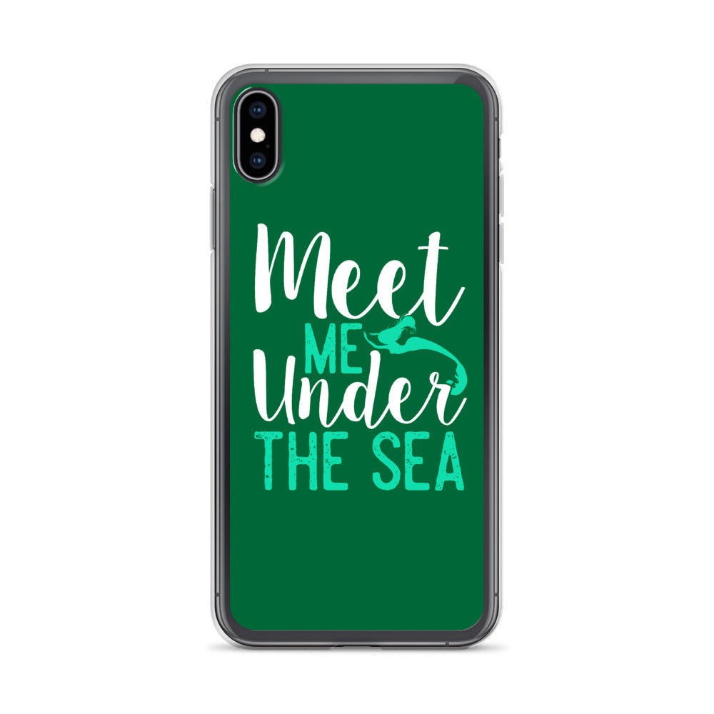 Meet Me Under the Sea iPhone Case Green - Splashing Apparel