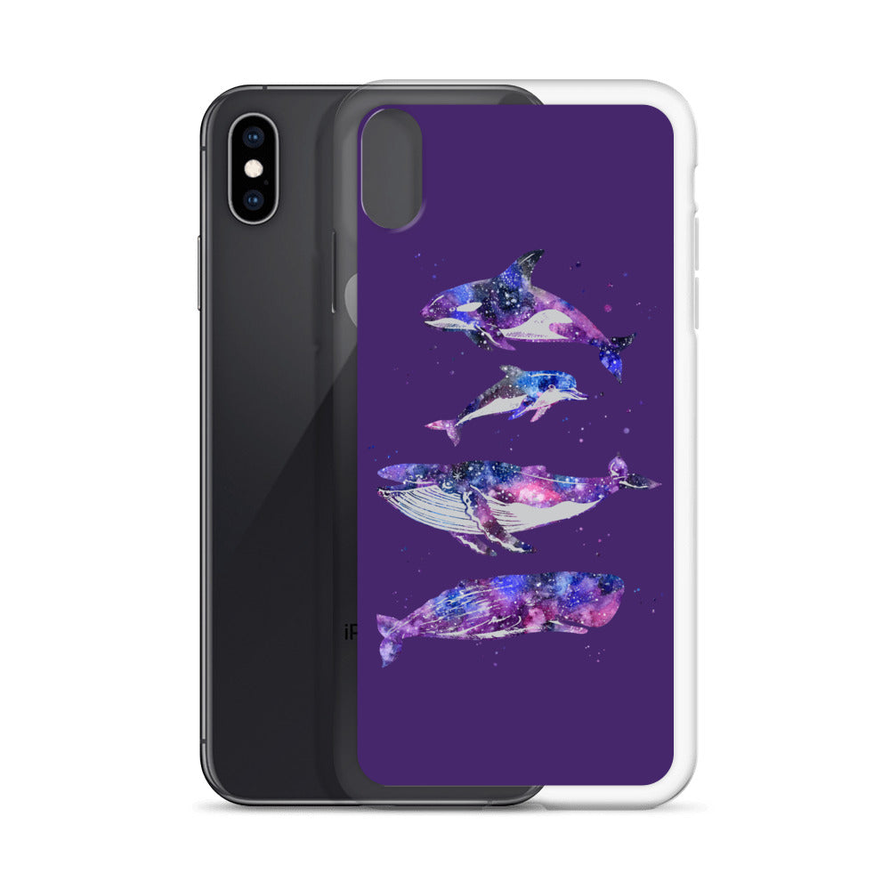 Cosmic Beauties iPhone Case Purple - Splashing Apparel