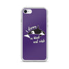 Dream in Black and White iPhone Case Purple - Splashing Apparel