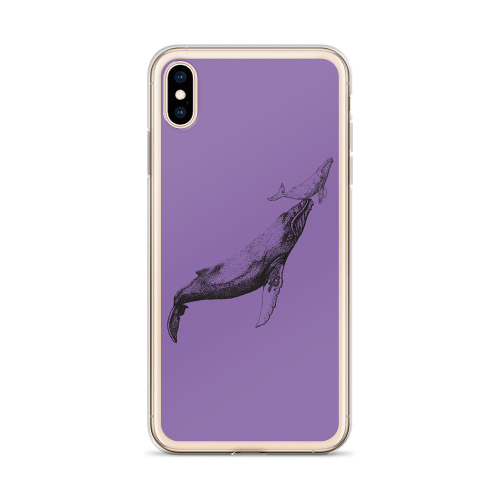 First Breath iPhone Case Purple - Splashing Apparel