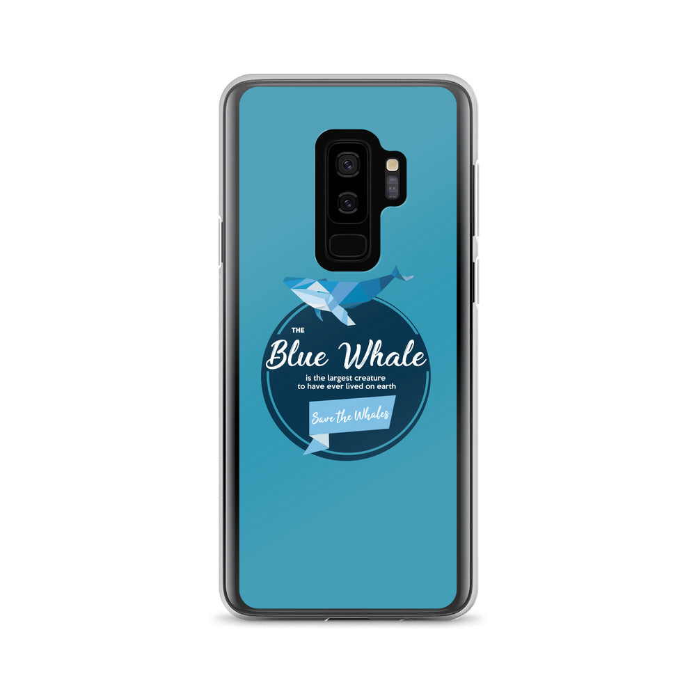 Blue Whale Samsung Case Blue - Splashing Apparel
