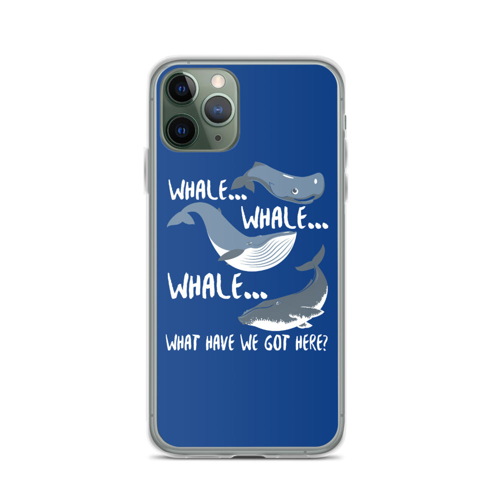 Whale Whale Whale iPhone Case - Splashing Apparel