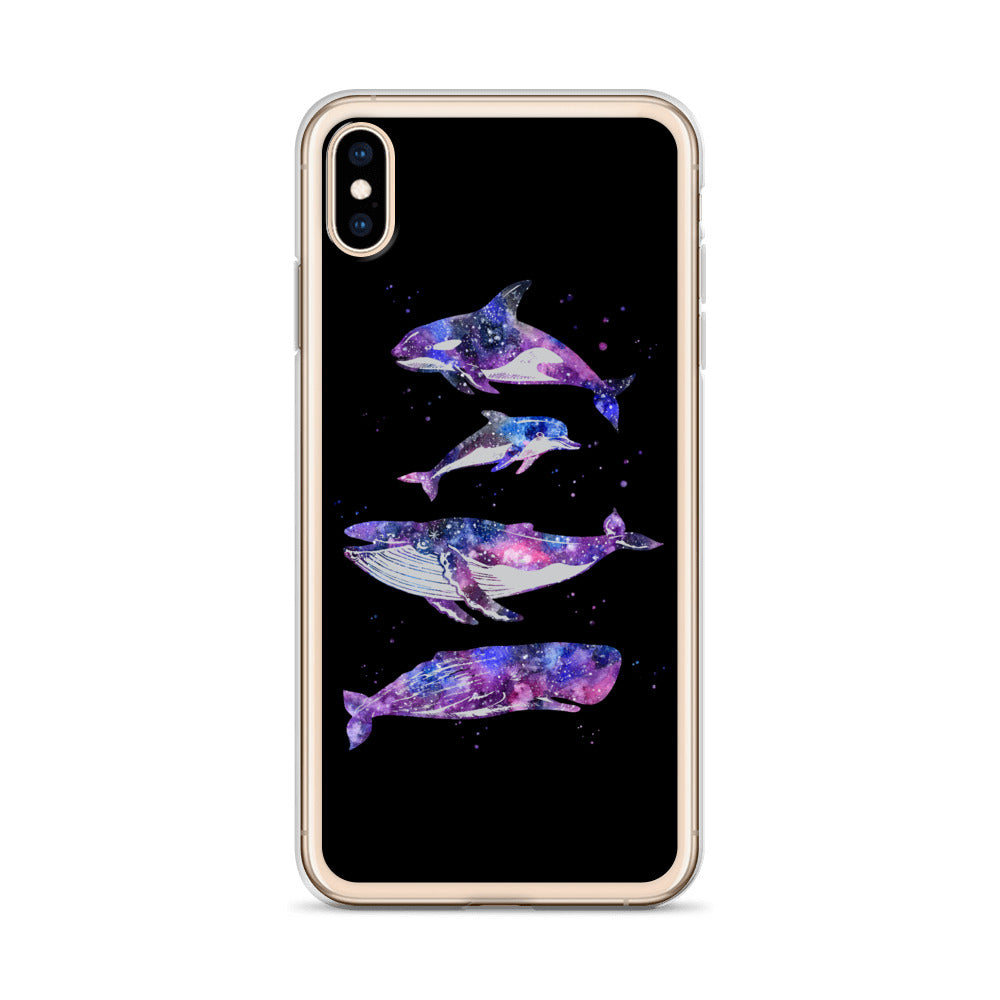 Cosmic Beauties iPhone Case Black - Splashing Apparel