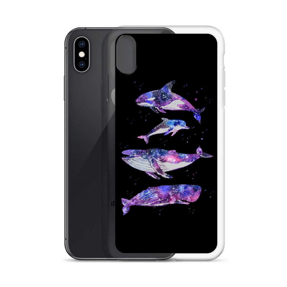 Cosmic Beauties iPhone Case Black - Splashing Apparel