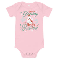 Beary Merry Christmas Baby Onesie - Splashing Apparel