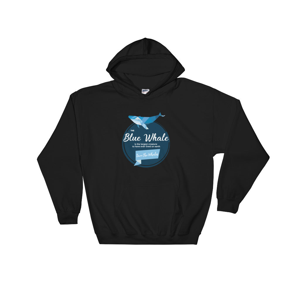 Blue Whale Hoodie - Splashing Apparel