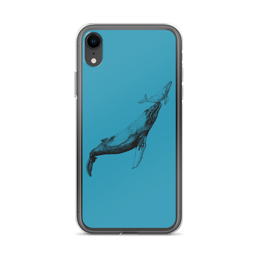 First Breath iPhone Case Blue - Splashing Apparel