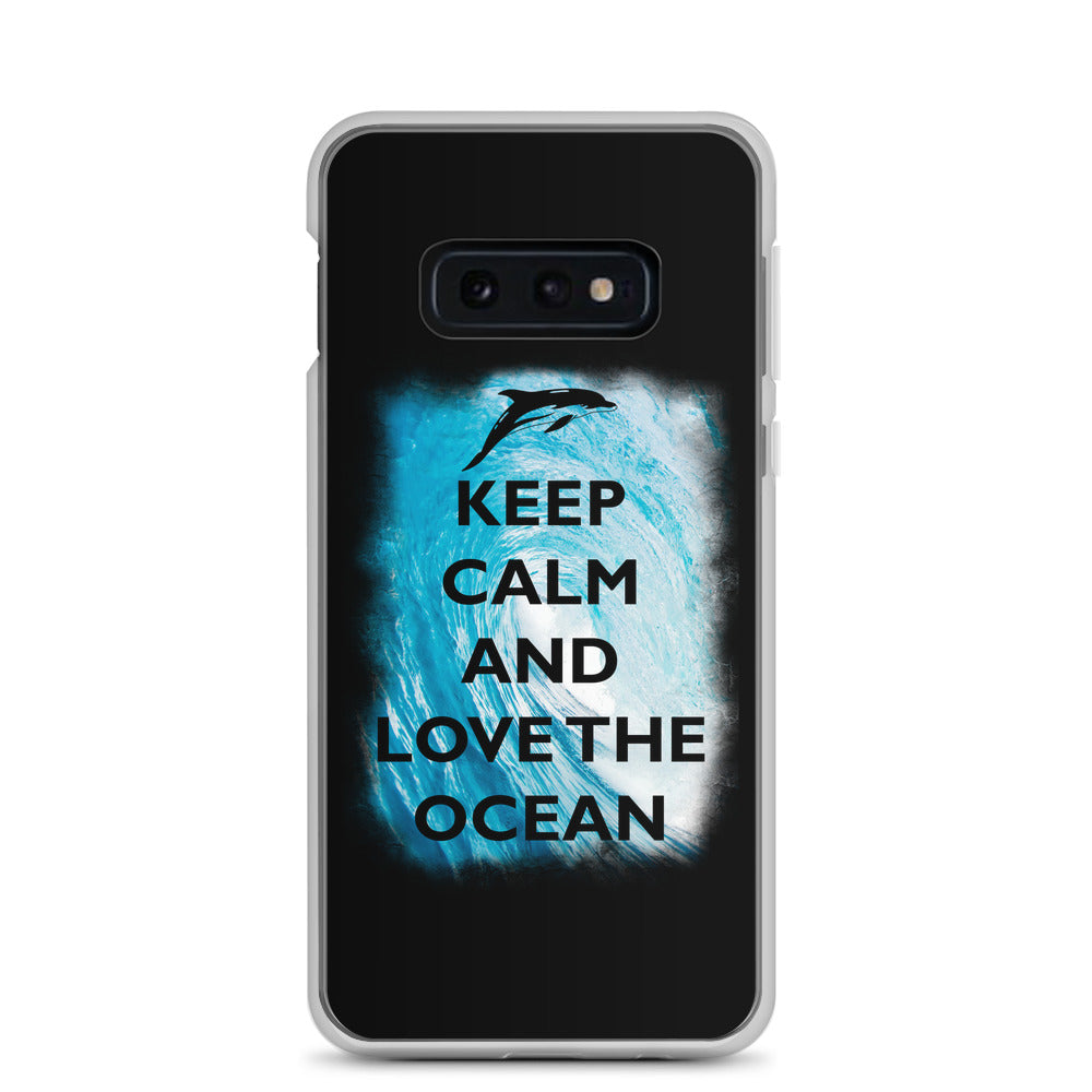 Keep Calm and Love the Ocean Samsung Case - Splashing Apparel