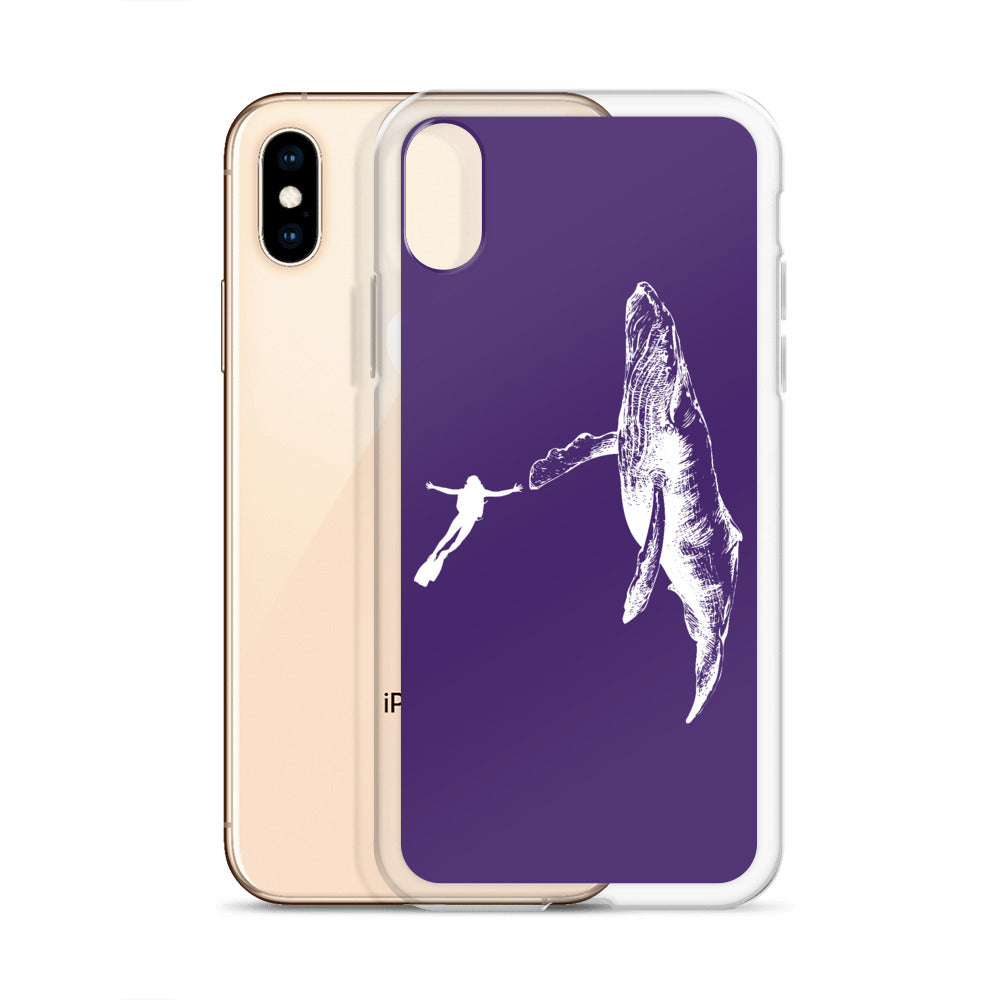 High Five iPhone Case Purple - Splashing Apparel