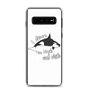 Dream in black and White Samsung Case - Splashing Apparel