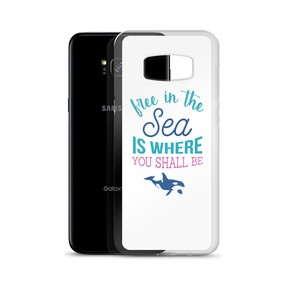 Free in the Sea Samsung Case - Splashing Apparel
