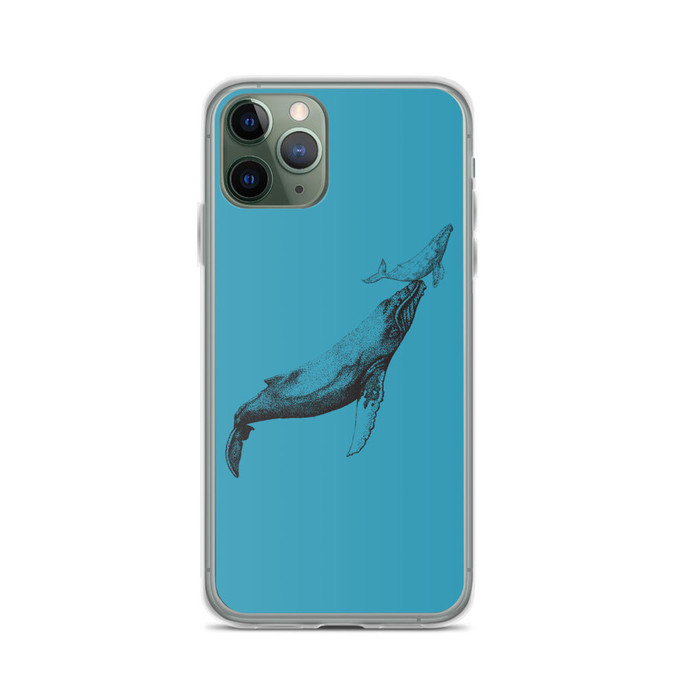 First Breath iPhone Case Blue - Splashing Apparel