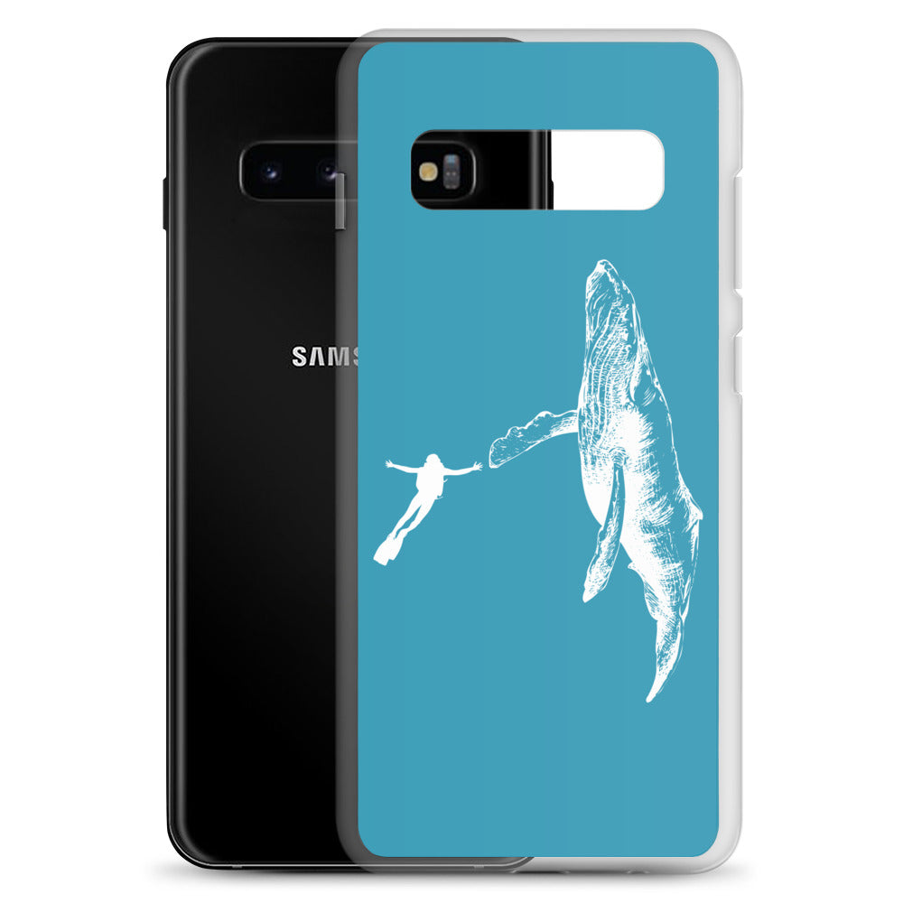 High Five Samsung Case Blue - Splashing Apparel
