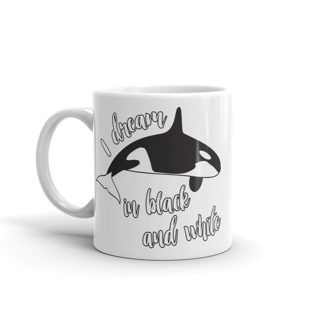 Dream in Black and White Mug