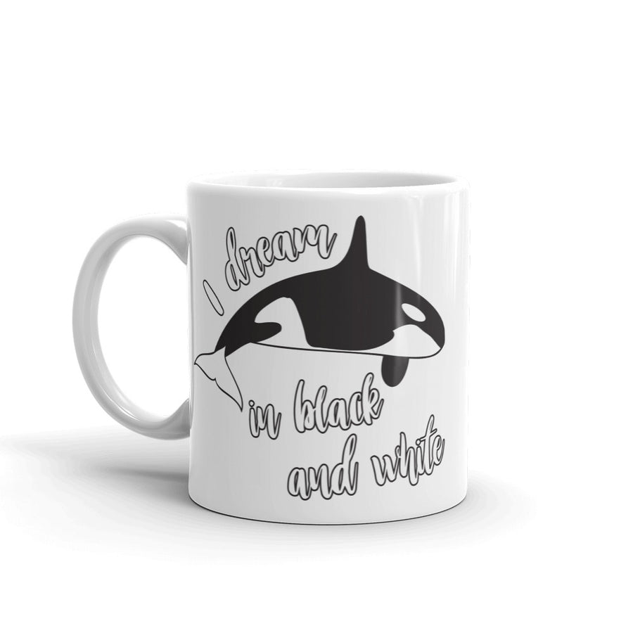 Dream in Black and White Mug