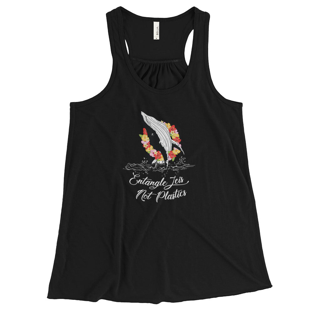 Entangle Leis Women's Flowy Racerback Tank - Splashing Apparel