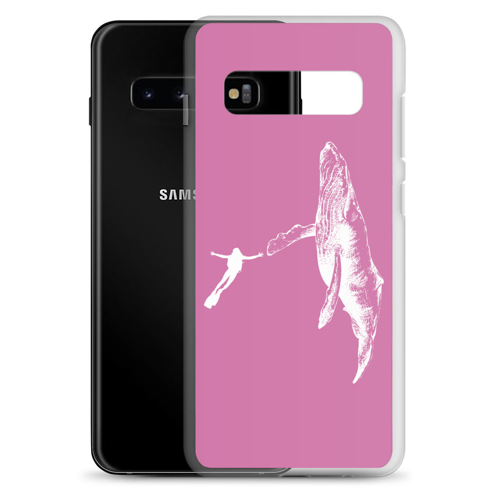 High Five Samsung Case Pink - Splashing Apparel