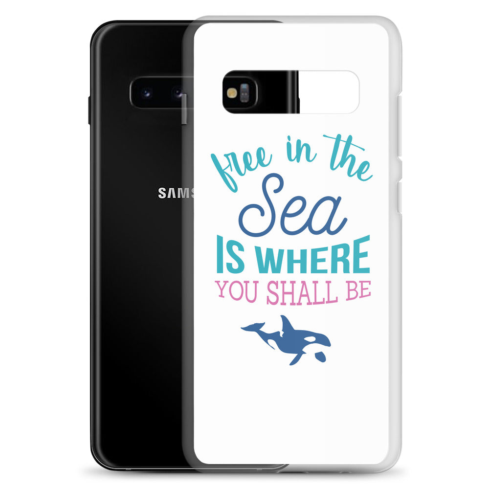 Free in the Sea Samsung Case - Splashing Apparel