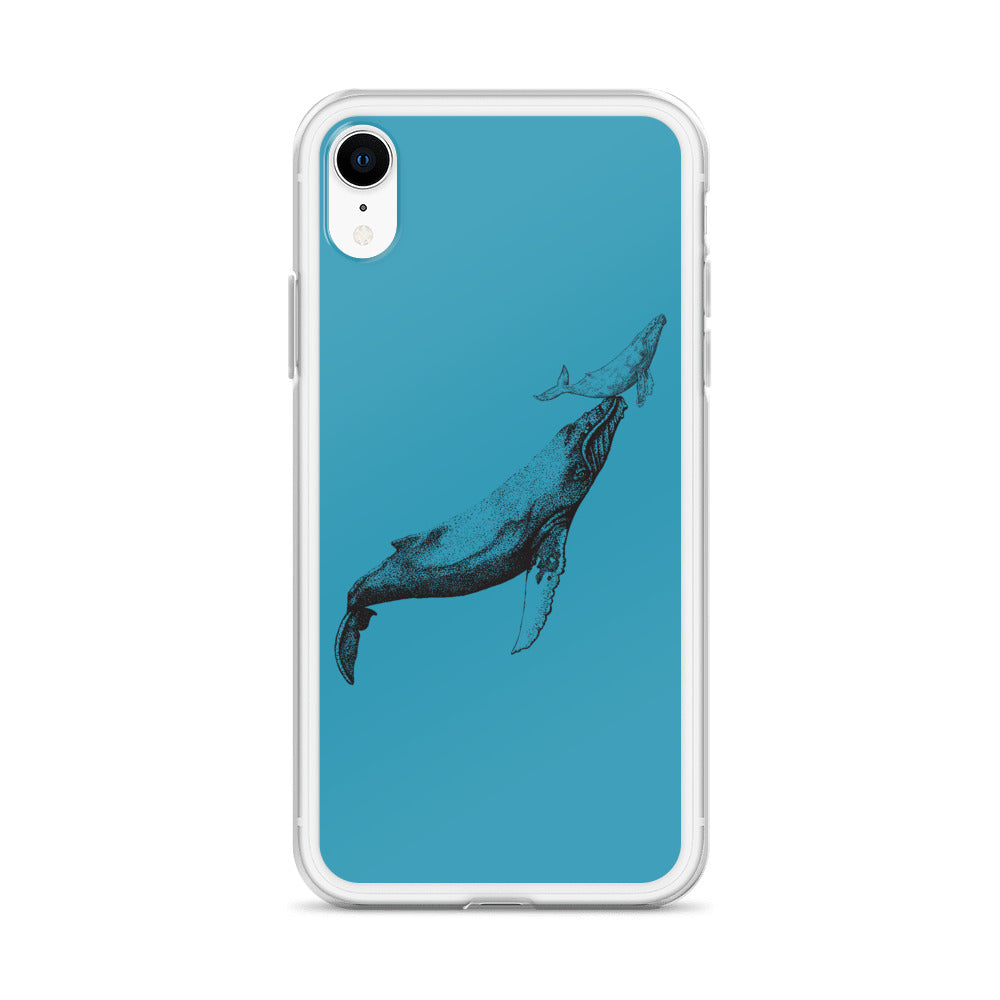 First Breath iPhone Case Blue - Splashing Apparel