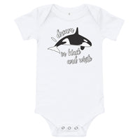 Dream in Black and White Baby Onesie