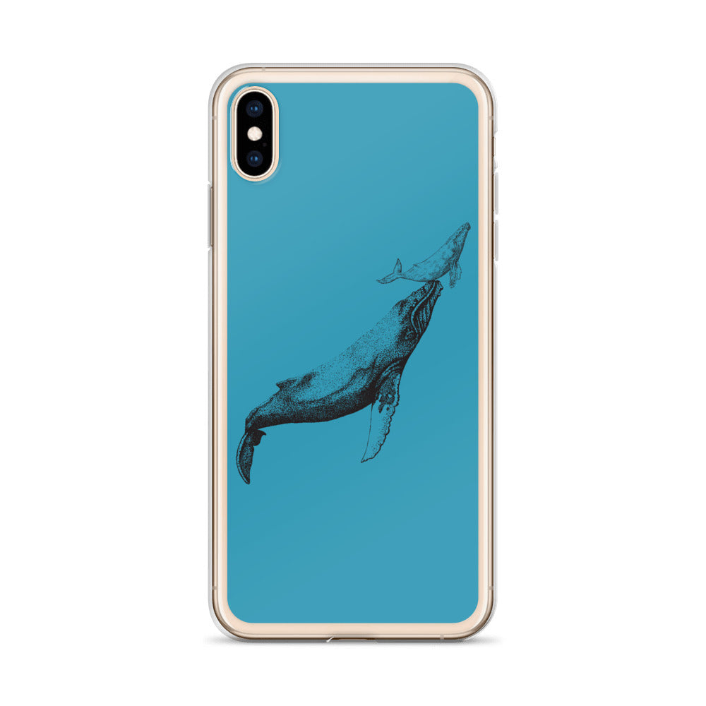 First Breath iPhone Case Blue - Splashing Apparel