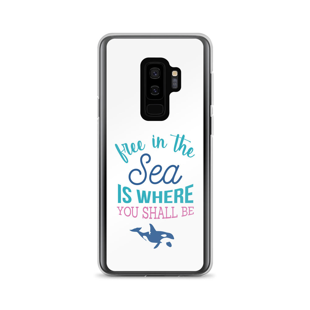 Free in the Sea Samsung Case - Splashing Apparel