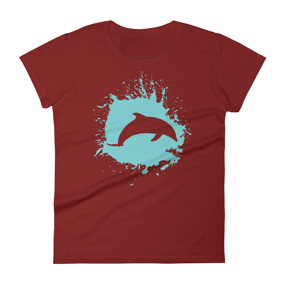 Dolphin Splash Women's Shirt - Splashing Apparel