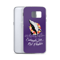 Entangle Leis Samsung Case Purple - Splashing Apparel