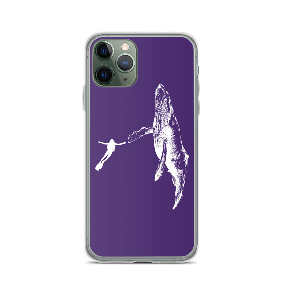 High Five iPhone Case Purple - Splashing Apparel