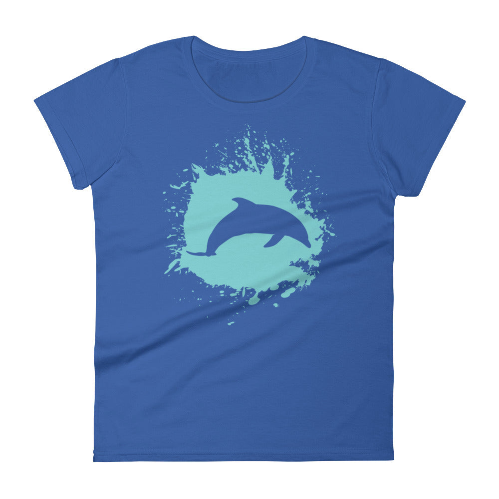 Dolphin Splash Women's Shirt - Splashing Apparel