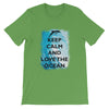 Keep Calm and Love the Ocean Shirt - Splashing Apparel