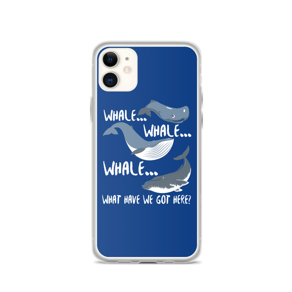 Whale Whale Whale iPhone Case - Splashing Apparel