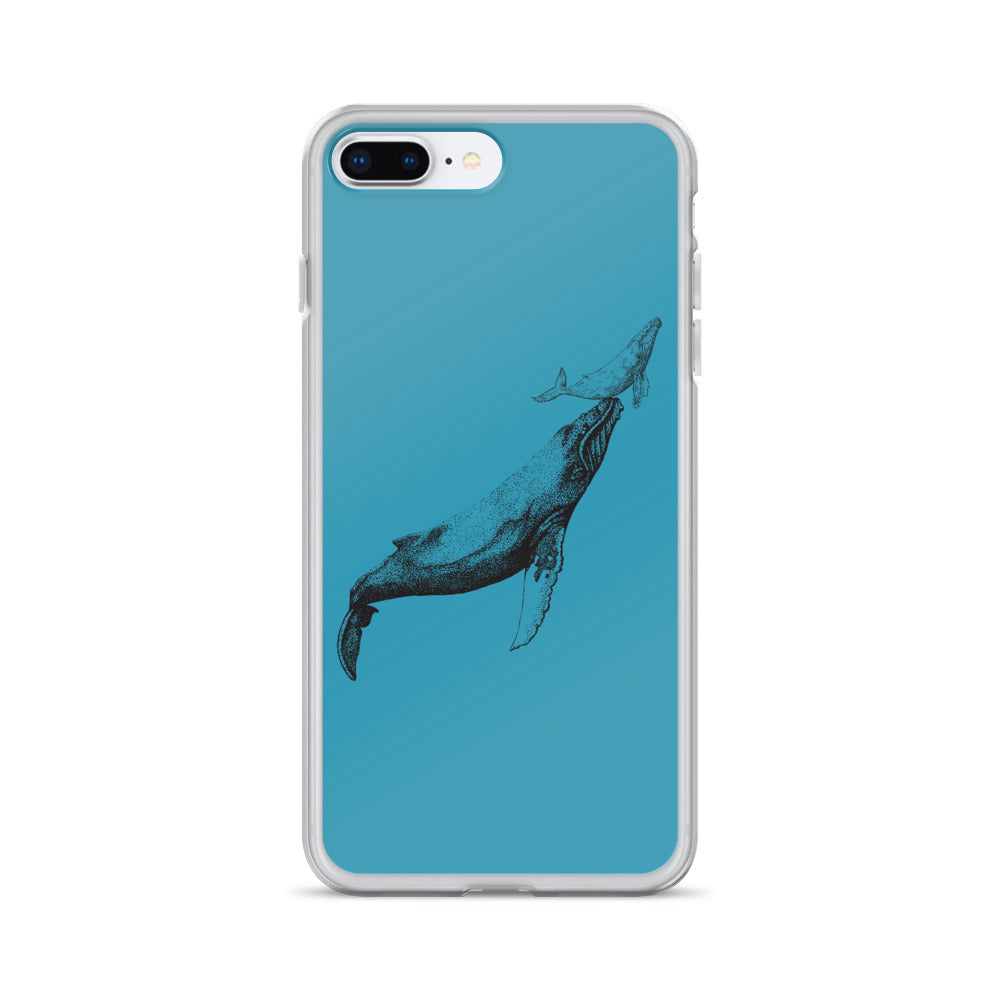 First Breath iPhone Case Blue - Splashing Apparel