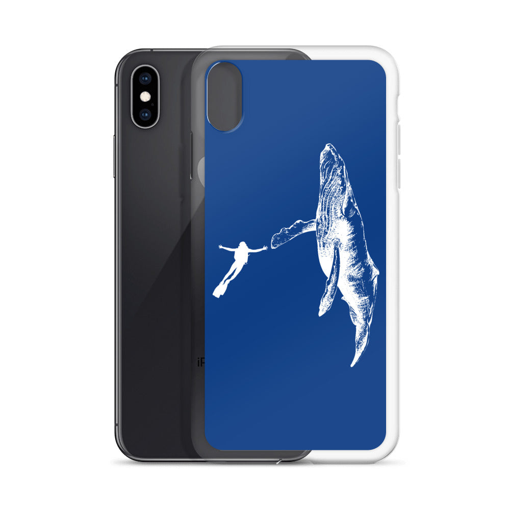 High Five iPhone Case Dark Blue - Splashing Apparel