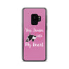 You Swam into My Heart Samsung Case Pink - Splashing Apparel