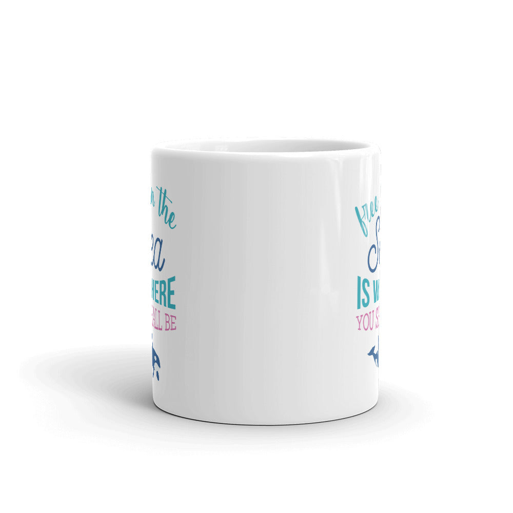 Free in the Sea Mug - Splashing Apparel