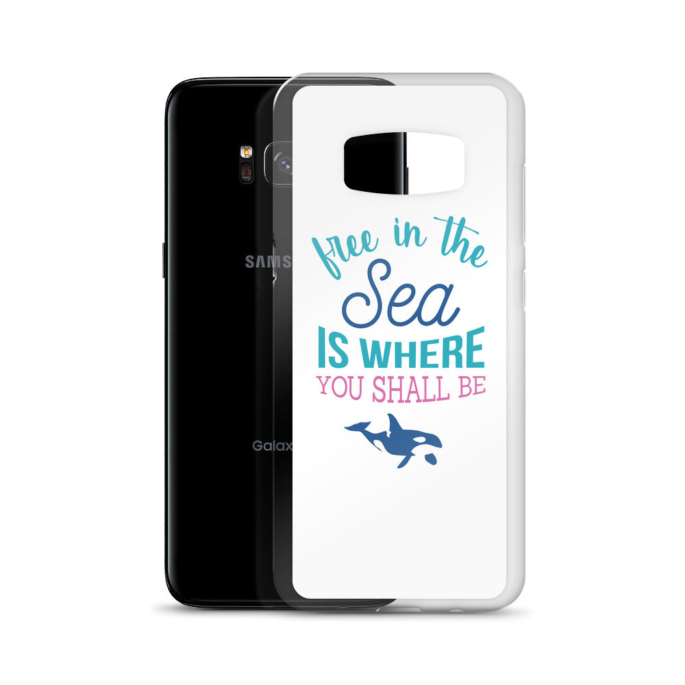 Free in the Sea Samsung Case - Splashing Apparel
