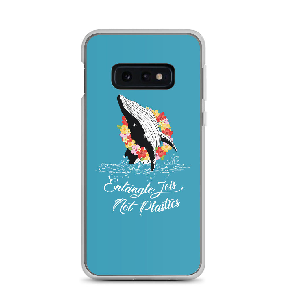 Entangle Leis Samsung Case Blue - Splashing Apparel