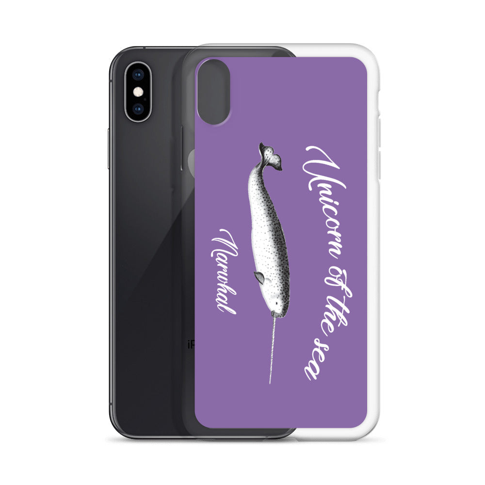 Unicorn of the Sea iPhone Case Purple - Splashing Apparel